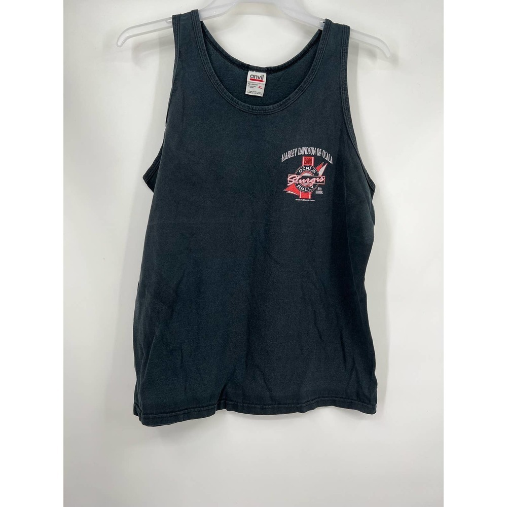 Harley davidson of Ocala 2000 Anvil‎ Tag Men's Tank TopSise XL